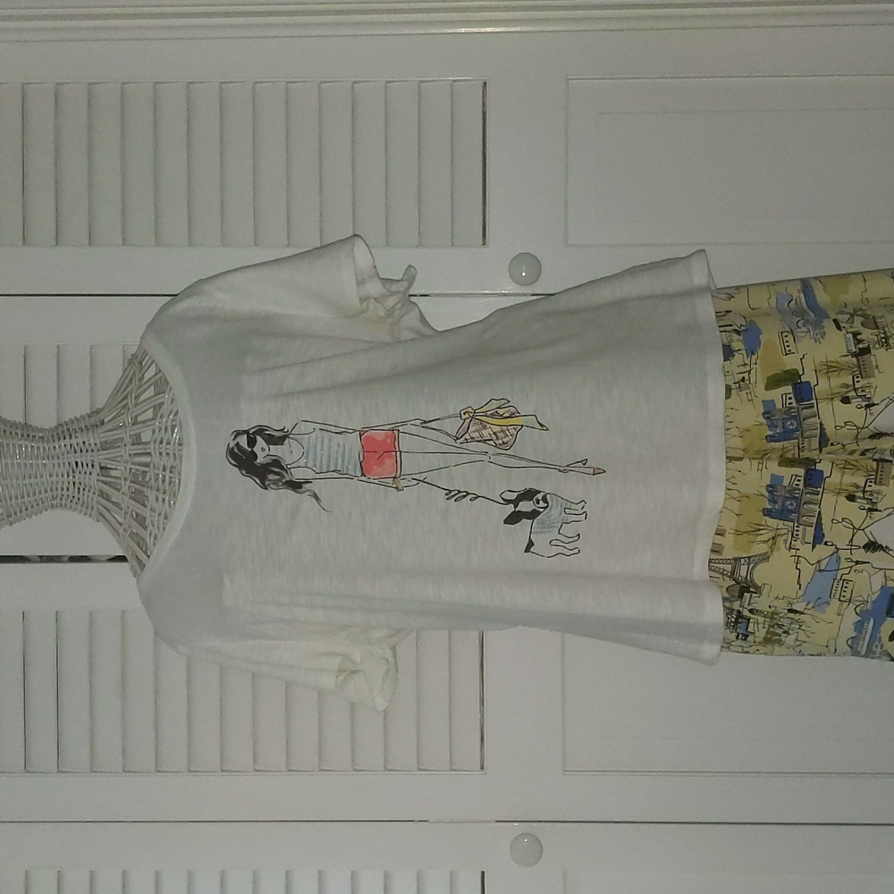 Women's print tee